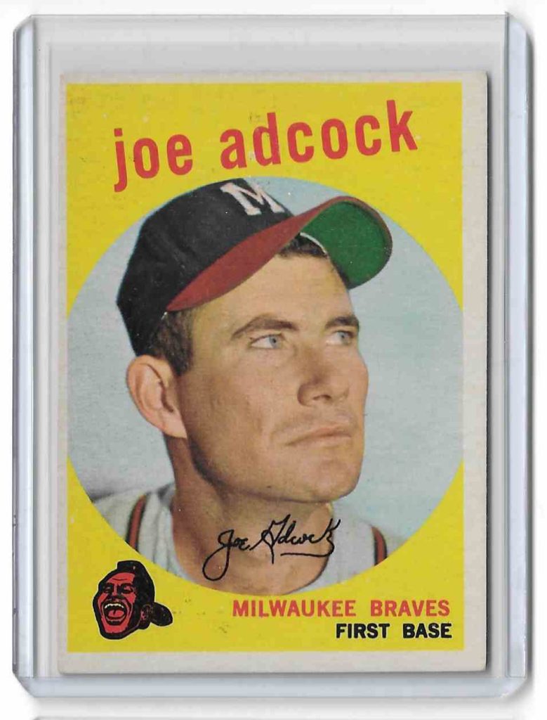 1959 Topps 315 Joe Adcock